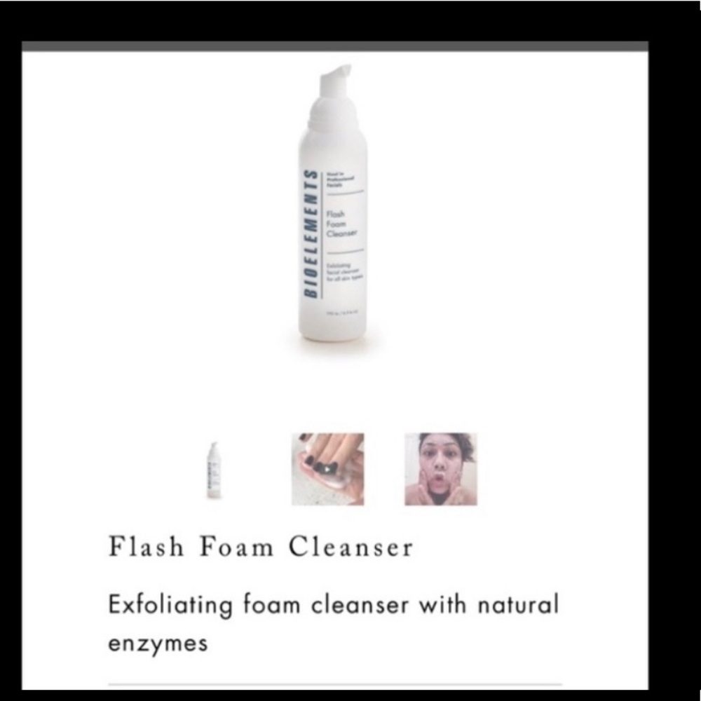 Bioelements flash foam cleanser brand new